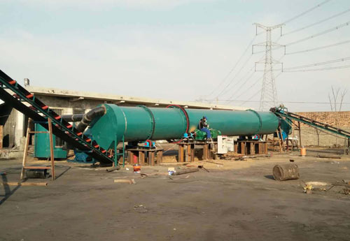 秸稈烘干機進料設(shè)備安裝